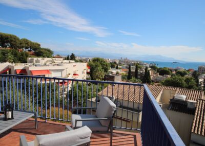 Appartement 2 - Juan-Les-Pins-grande terrasse