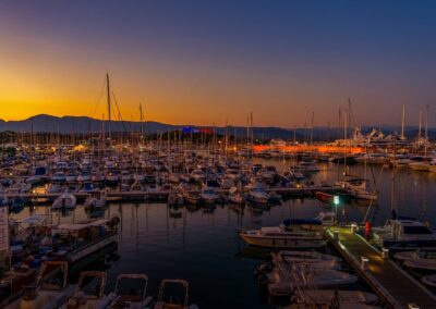 location-appart-antibes-port vauban-nuit